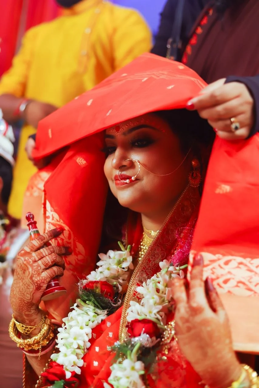Bride during a wedding ceremony